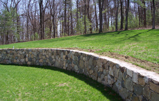 Stone walls, retaining walls, southeastern MA masonry, patios, Cape Cod hardscapes, residential irrigation systems, South Shore MA